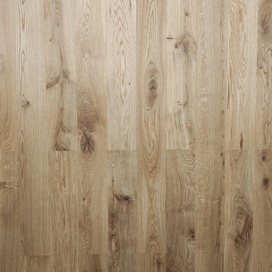 Boen 138mm Gent plank, Tölgy Vivo színtelen olajozott, strukt., 2 old.fóz., 2 osztású, klikkes szalagparkatta