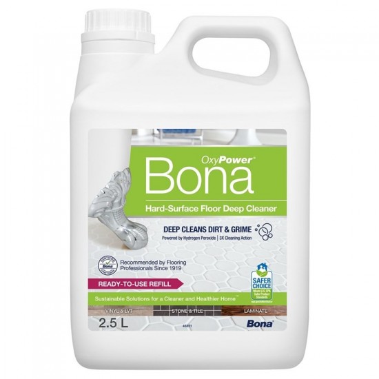 Bona OxyPower Hard-Surface Floor Deep Cleaner Refill utántöltő. 2,5L. WM857015011