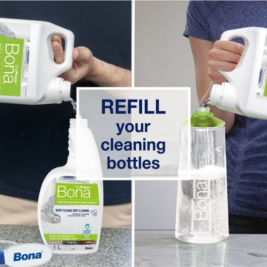 Bona OxyPower Hard-Surface Floor Deep Cleaner Refill utántöltő. 2,5L. WM857015011