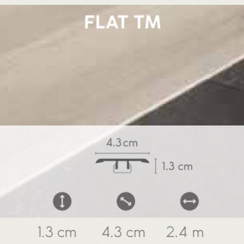COREtec The Essentials 70FT3....X Flat T-Mold - burkolatváltó profil
