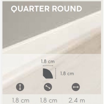 COREtec ProPlus 70QR11.... Quarter Round - dekorazonos körnegyed szegélyléc