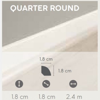 COREtec ProPlus 70QR11.... Quarter Round - dekorazonos körnegyed szegélyléc