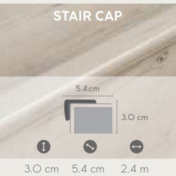 COREtec The Essentials 70ST3....X Stair Cap - lépcső élvédő
