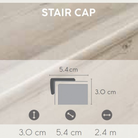 COREtec The Essentials 70ST3....X Stair Cap - lépcső élvédő