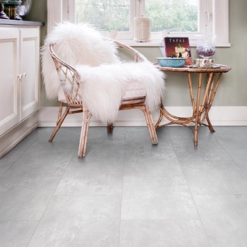 COREtec The Essentials Tile+ 50 LVTE 1853 Columba 53, klikkes vinyl padló int. parafa alátéttel