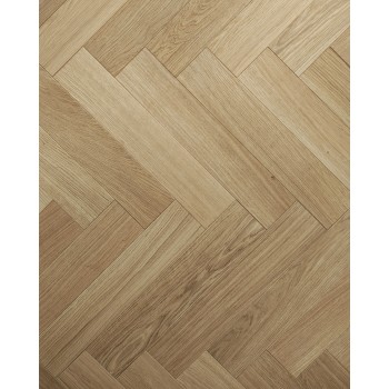 Dabex Herringbone Tölgy Natur, strukt., 4 old. fóz., Ferra wax-olajozott halszálka parketta - 11mm
