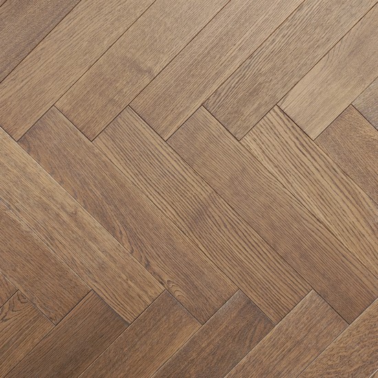 Dabex Herringbone Tölgy Natur, strukt., 4 old. fóz., Siena wax-olajozott halszálka parketta - 11mm