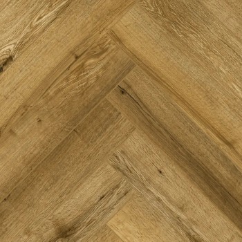 Korner Luxury Herringbone Oak Titan klikkes, halszálka SPC padló
