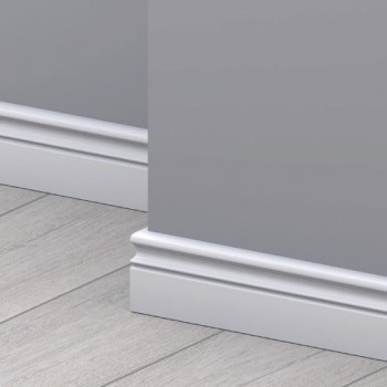 Krono Original LEPD-9002 fehér MDF szegélyléc