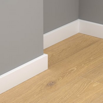 Krono Original LK80L-9002 fehér MDF szegélyléc
