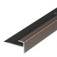 MM Alu. F lépcsőprofil  SPC padlóhoz. 5mm/2,70m. Dűbeles, eloxált bronz. MMAL05F07-270
