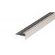 MM Alu. F lépcsőprofil  SPC padlóhoz. 5mm/2,70m. Dűbeles, eloxált ezüst. MMAL05F01-270