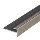 MM Alu. F lépcsőprofil  SPC padlóhoz. 5mm/2,70m. Dűbeles, eloxált pezsgő. MMAL05F08-270