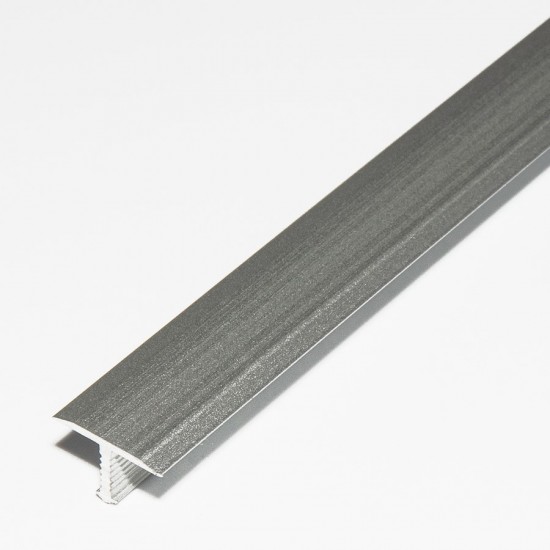 MM Alu. T burk.v. profil 13mm/2,5m, eloxált ezüst. MMAT131