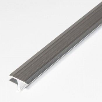 MM Aluminium T burkolatváltó profil 13mm/2,5m, natúr alumínium