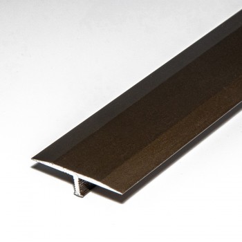 MM Aluminium T burkolatváltó profil 26mm/2,5m, eloxált bronz