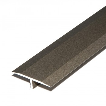 MM Aluminium T burkolatváltó profil 26mm/2,5m, eloxált pezsgő