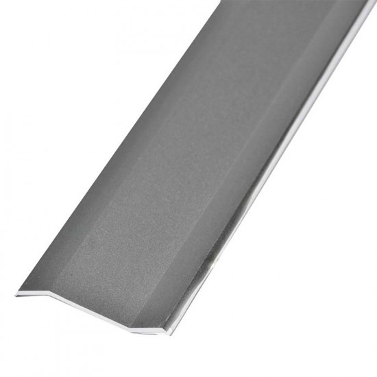 MM Alu. Z burk.v. profil, önt. 7-12mm/2,73m, eloxált ezüst. S17D11