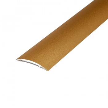 MM Aluminium lencse burkolatváltó profil, öntapadós 30/2,70m, eloxált arany