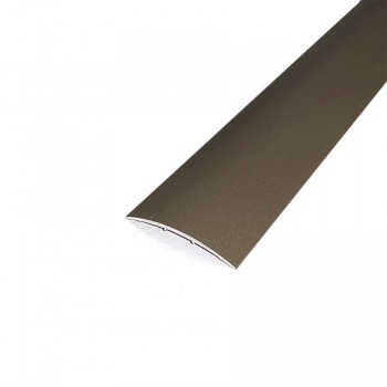 MM Aluminium lencse burkolatváltó profil, öntapadós 30/2,70m, köhatású, oxid vörös