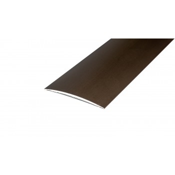 MM Aluminium lencse burkolatváltó profil, öntapadós, 60/3,00m, eloxált bronz