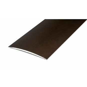 MM Aluminium lencse burkolatváltó profil, öntapadós, 80/3,00m, eloxált bronz