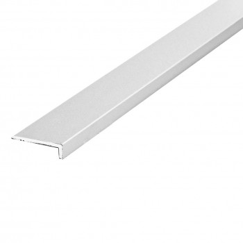 MM Alumínium lezáró profil, öntapadós, eloxált ezüst. 4,5x20x2700mm