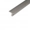 MM Aluminium T burkolatváltó profil 14mm/2,70m, köhatású, cementszürke