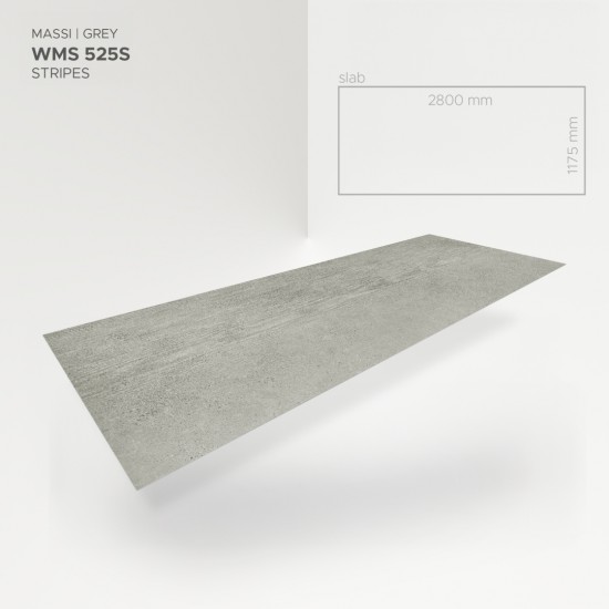 MODEE Mineral Slab Stripes Massi Grey (WMS 525S) SPC falburkolat