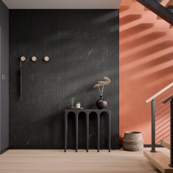 MODEE Mineral Slab Stripes Monreale Black (WMS 518S) SPC falburkolat