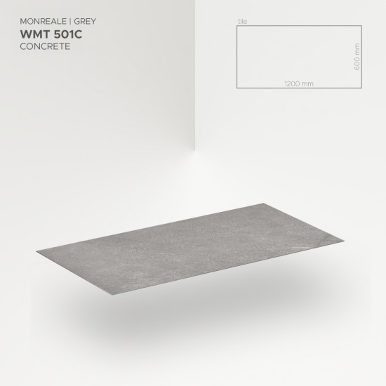 MODEE Mineral Tile Monreale Grey (WMT 501C ) SPC falburkolat