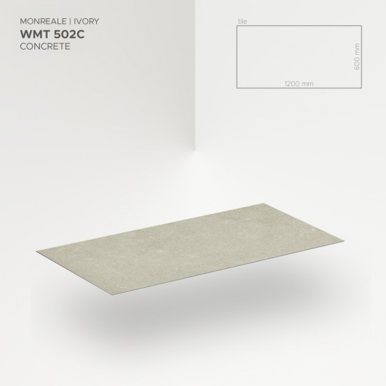 MODEE Mineral Tile Monreale Ivory (WMT 502C ) SPC falburkolat