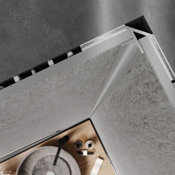 Modee WALL IN Silver A1 belső sarok profil
