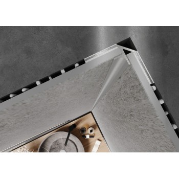 Modee WALL IN Silver A1 belső sarok profil