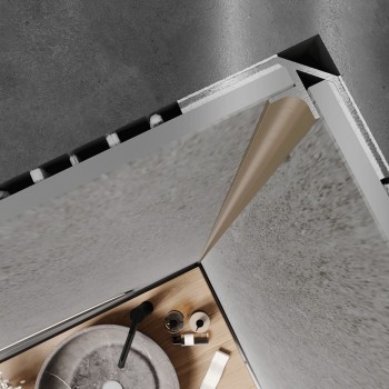 Modee WALL IN Titanium A3 belső sarok profil