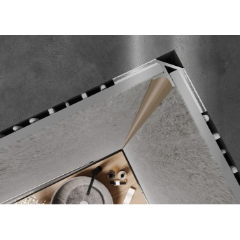 Modee WALL IN Titanium A3 belső sarok profil