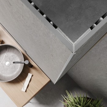 Modee WALL OUT PRO Silver A1 külső PRO sarok profil