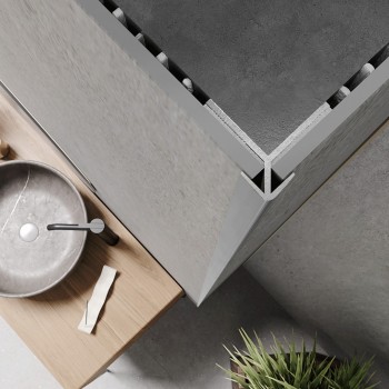 Modee WALL OUT Silver A1 külső sarok profil