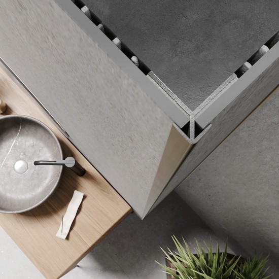 Modee WALL OUT Titanium A3 külső sarok profil