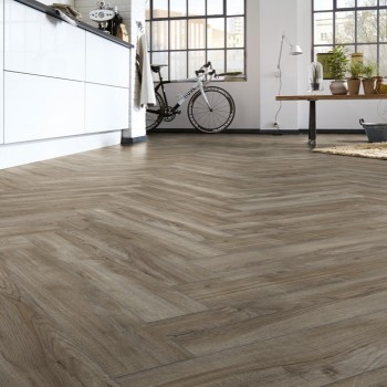 My Floor Herringbone Castle MH1004 Montmelo Oak Silver nedv.álló, halszálka laminált padló