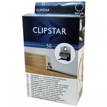 Pedross Clipstar szegélyléc rögzítő klipsz (50db) csavarral és tiplivel