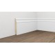 Pedross MDF 5911 fehér fóliázott, 12cm-es szegélyléc