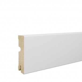 Pedross MDF 6116 fehér fóliázott, 8cm-es szegélyléc