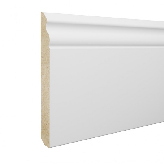 Pedross MDF 6258 fehér fóliázott, 14cm-es szegélyléc