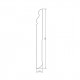 Pedross MDF 6258 fehér fóliázott, 14cm-es szegélyléc