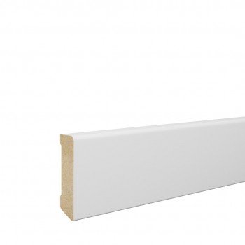 Pedross MDF 6370 fehér fóliázott, 6cm-es szegélyléc