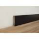 Pedross MDF 6370 FEKETE fóliázott, 6cm-es szegélyléc