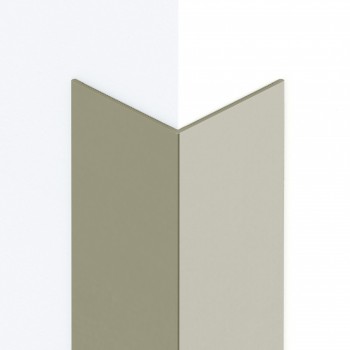 Profilplast L Profil, sarokvédő, alu, 25x25x2700mm, eloxált matt oliva