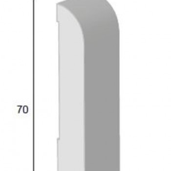 GT Flooring MMDL457SJ1 Stone-Block3/Core 3 GTTCSTO003 padlóhoz színazonos műanyag szegélyléc