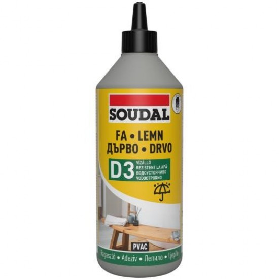 Soudal 65A Faragasztó, csap-horony ragasztó D3. 750g